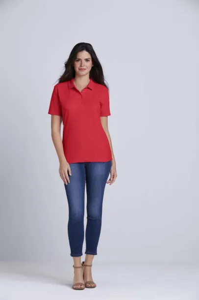  SOFTSTYLE® LADIES' DOUBLE PIQUÉ POLO - Gildan Bright Salmon