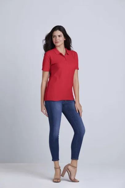  SOFTSTYLE® LADIES' DOUBLE PIQUÉ POLO - Gildan Bright Salmon