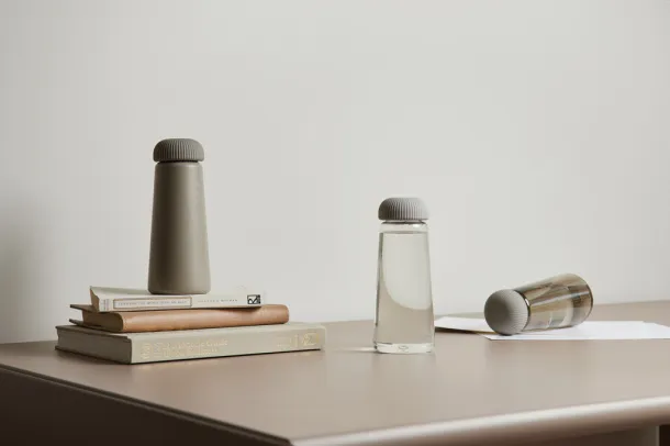  VINGA Erie RCS steel vacuum bottle 450 ML - Vinga Siva