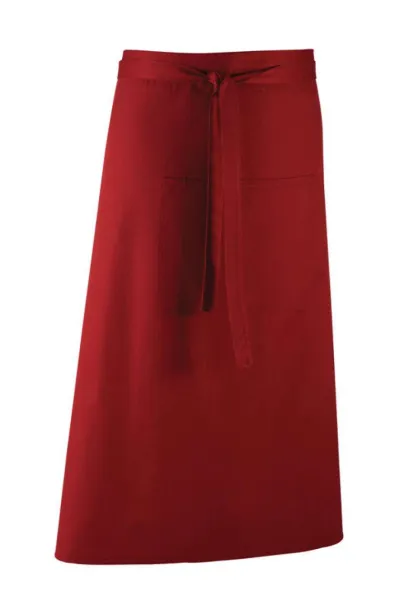  'COLOURS COLLECTION’ BAR APRON WITH POCKET - Premier Burgundy