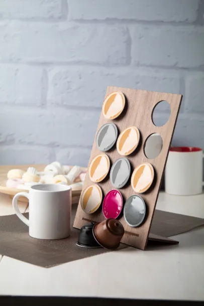 Gusto coffee capsule holder Natural