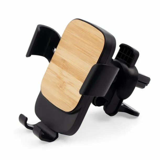 Amberle Gravity mobile phone holder for car, wireless charger 15W Crna