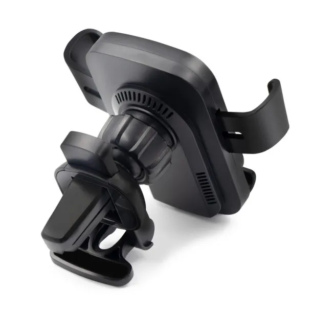Amberle Gravity mobile phone holder for car, wireless charger 15W Crna
