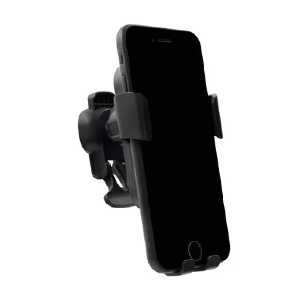 Amberle Gravity mobile phone holder for car, wireless charger 15W Crna