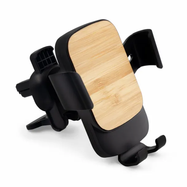 Amberle Gravity mobile phone holder for car, wireless charger 15W Crna