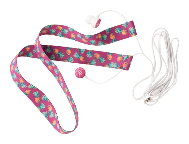 Subobass earphones lanyard White