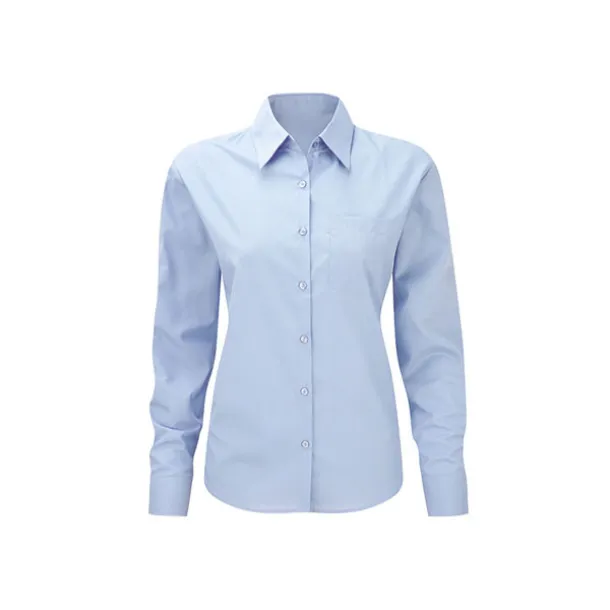 BUSINESS LSL WOMEN women’s long sleeve shirt - EXPLODE Light blue