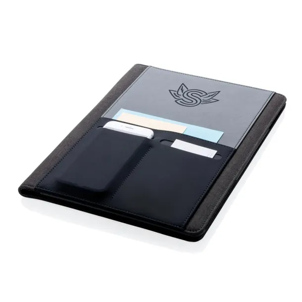  A4 Portfolio with smart pocket Black