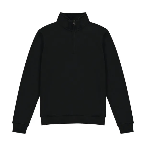  Regular Fit 1/4 Zip Sweatshirt - Kustom Kit Black