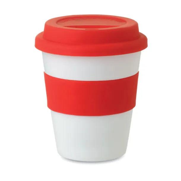 ASTORIA PP tumbler with silicone lid Red