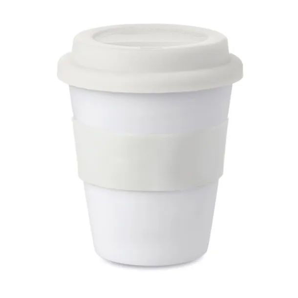 ASTORIA plastična putna čaša, 350 ml Bijela