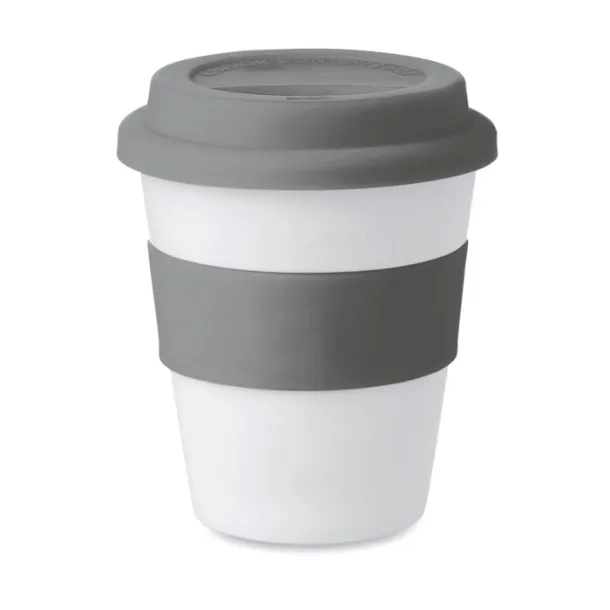 ASTORIA plastična putna čaša, 350 ml Siva
