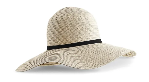  Marbella Wide-Brimmed Sun Hat - Beechfield Natural