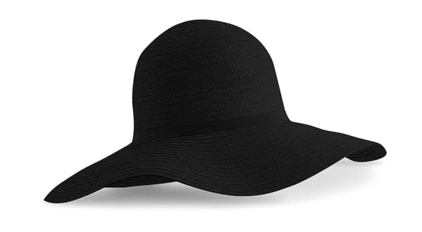  Marbella Wide-Brimmed Sun Hat - Beechfield Black