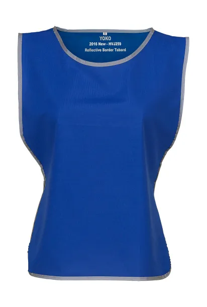  Fluo Reflective Border Tabard - Yoko Royal blue