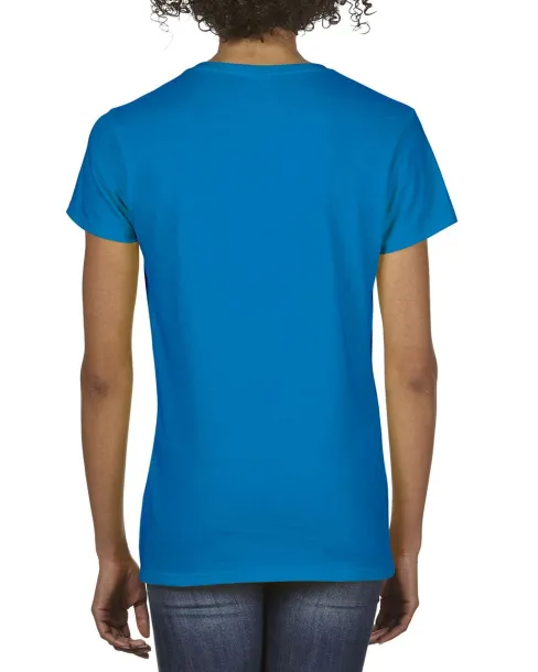  PREMIUM COTTON® LADIES' V-NECK T-SHIRT - Gildan Safir