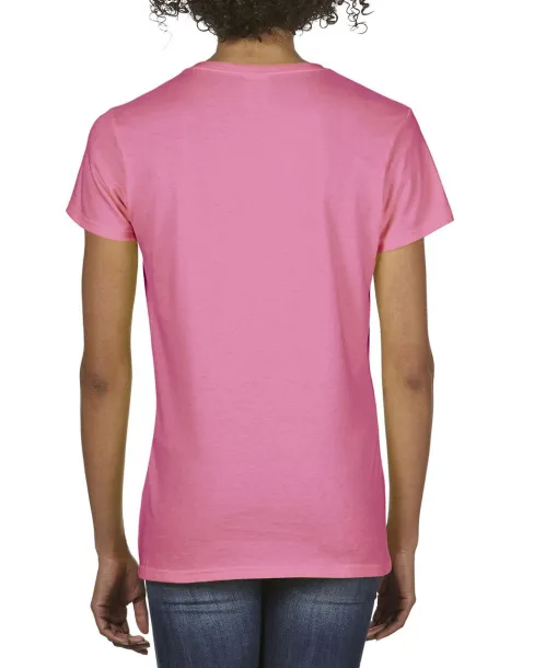  PREMIUM COTTON® LADIES' V-NECK T-SHIRT - Gildan Azalea