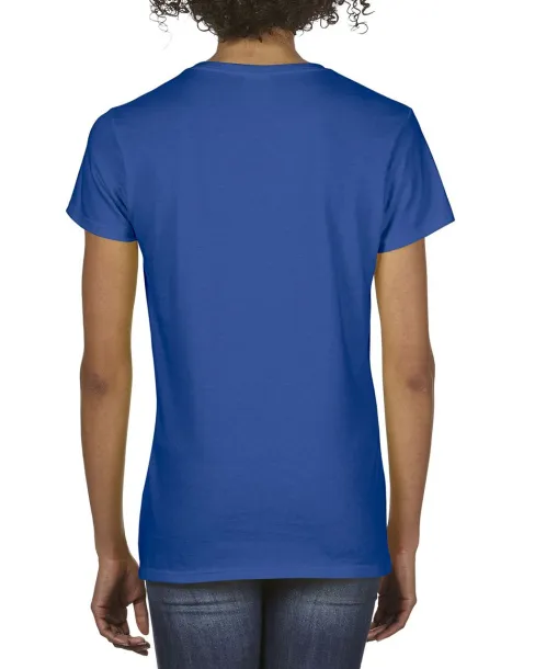  PREMIUM COTTON® LADIES' V-NECK T-SHIRT - Gildan Royal