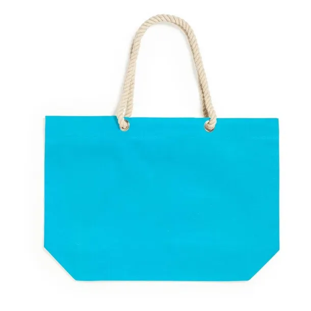  Cotton shopping bag, 220 g/m2 light blue