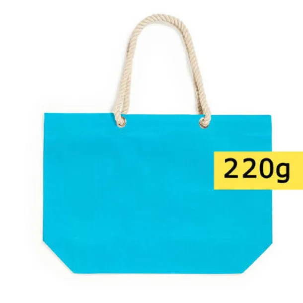  Pamučna torba za kupovinu, 220 g/m2 light blue