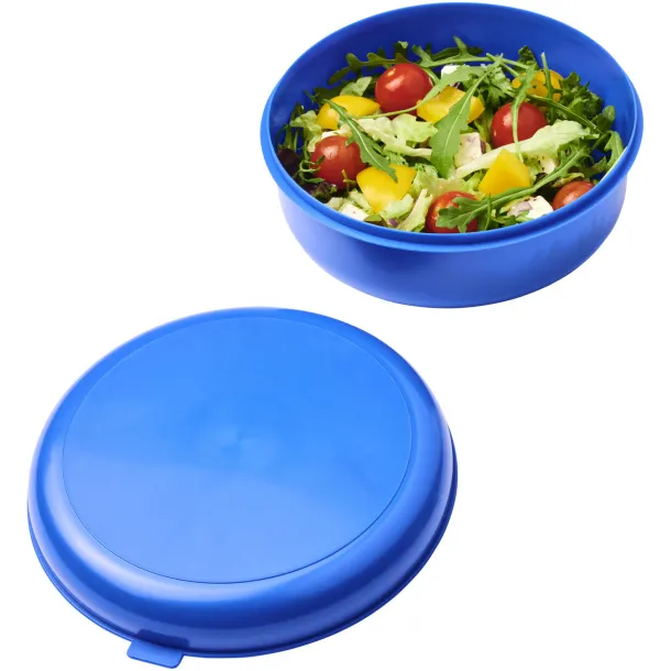 Miku round plastic pasta box - PF Manufactured Blue