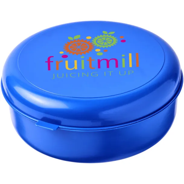 Miku round plastic pasta box - PF Manufactured Blue