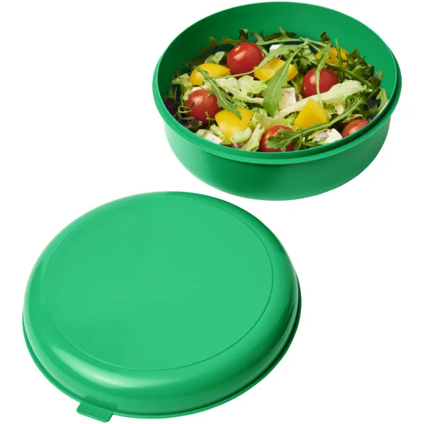 Miku okrugla plastična kutija za hranu - PF Manufactured Zelena