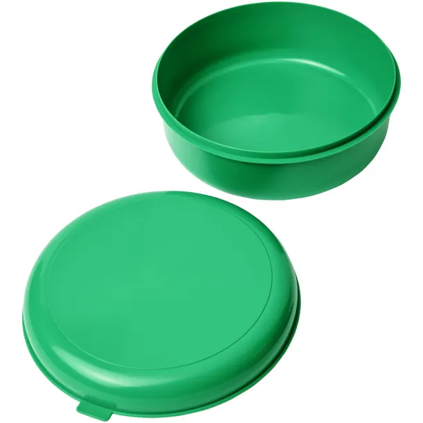 Miku okrugla plastična kutija za hranu - PF Manufactured Zelena