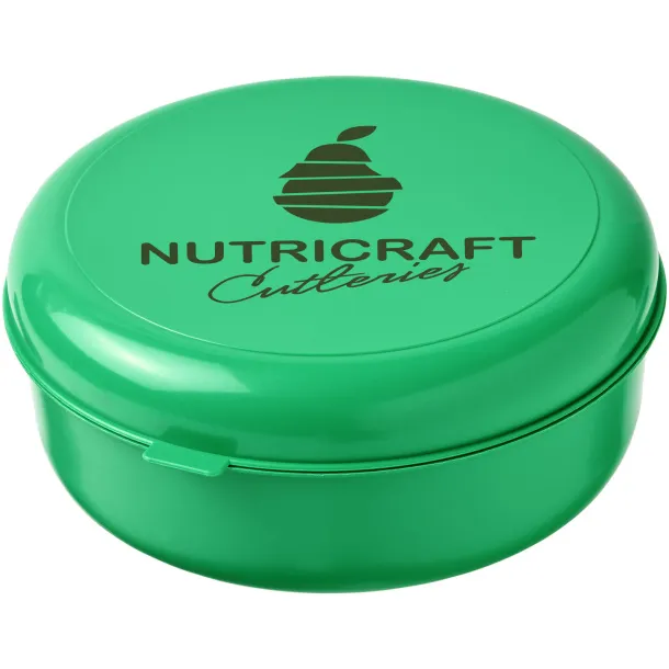Miku round plastic pasta box - PF Manufactured Green
