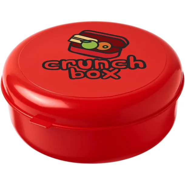 Miku round plastic pasta box - PF Manufactured Red