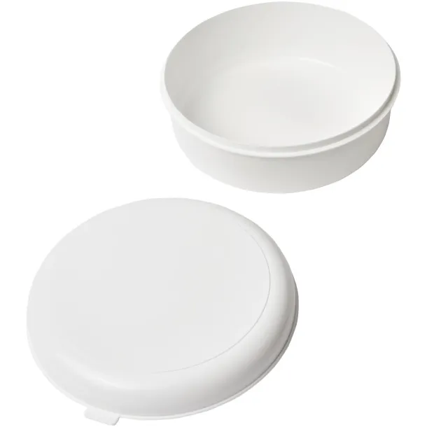 Miku round plastic pasta box - PF Manufactured White