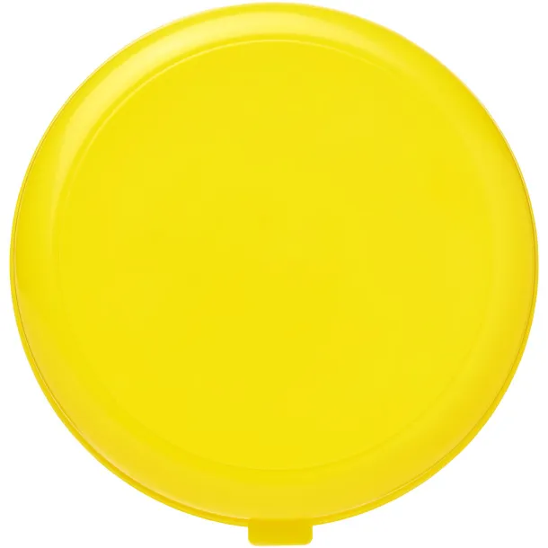 Miku okrugla plastična kutija za hranu - PF Manufactured Žuta