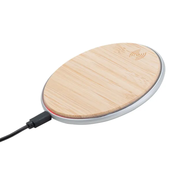 TOP BAMBOO wireless charger Brown