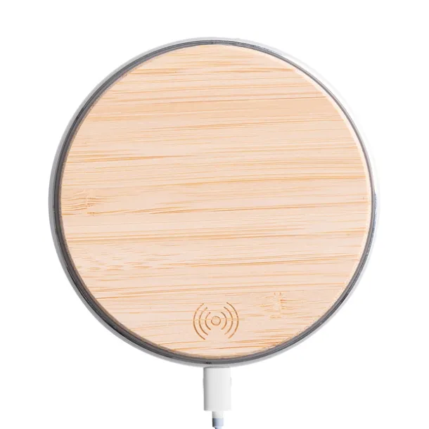 TOP BAMBOO wireless charger Brown