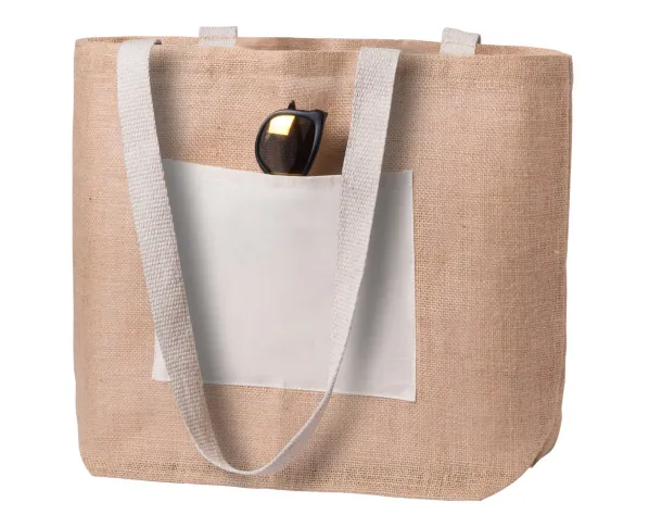 Argent beach bag Natural