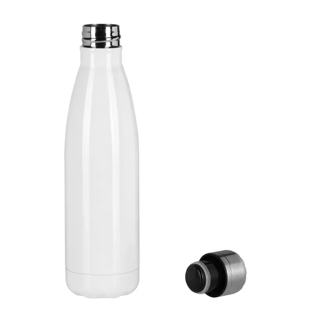 FLUID SUBLI Sublimation vacuum insulated bottle, 500 ml - CASTELLI White