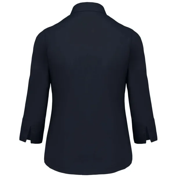  LADIES' 3/4 SLEEVED SHIRT - Kariban Navy