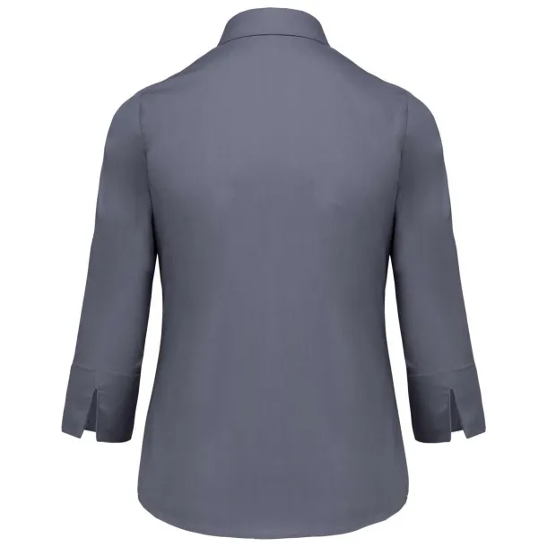  LADIES' 3/4 SLEEVED SHIRT - Kariban Urban Grey