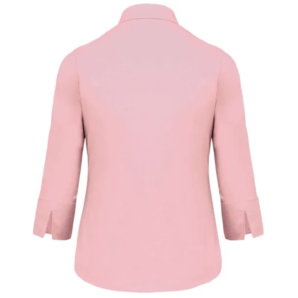  LADIES' 3/4 SLEEVED SHIRT - Kariban Pale Pink