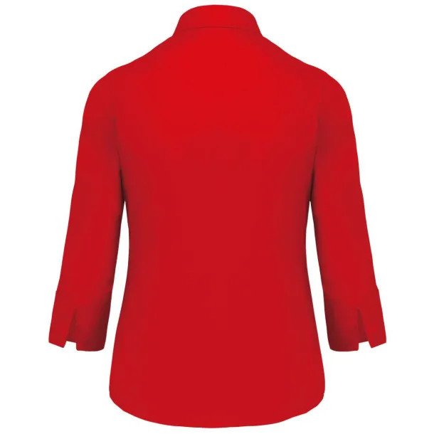  LADIES' 3/4 SLEEVED SHIRT - Kariban Classic Red