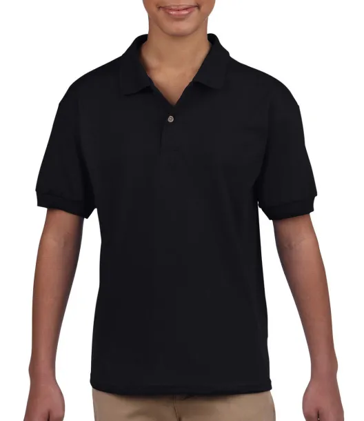  Dječja DryBlend® jersey polo majica, 203 g/m² - Gildan Crna