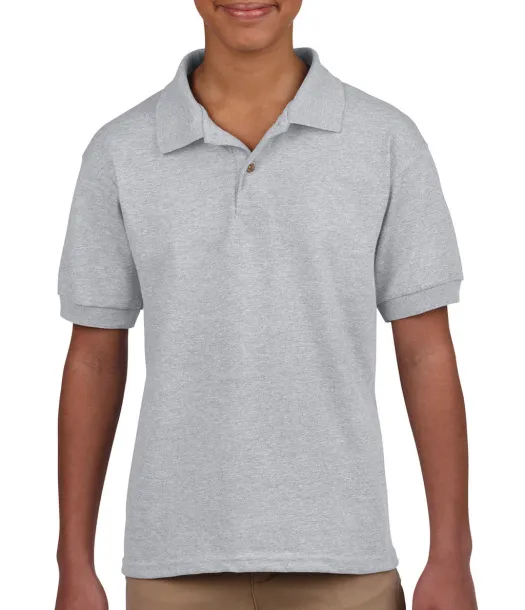  Dječja DryBlend® jersey polo majica - Gildan Sport Grey