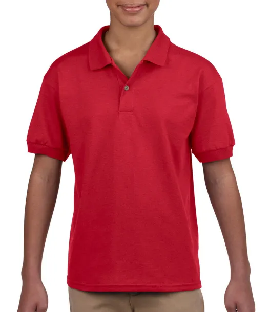  Dječja DryBlend® jersey polo majica, 203 g/m² - Gildan Crvena