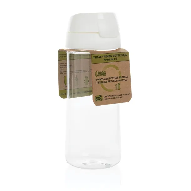  Tritan™ Renew bottle 0,5L Made In EU - XD Collection White Transparent