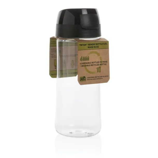  Tritan™ Renew bottle 0,5L Made In EU - XD Collection Black Transparent