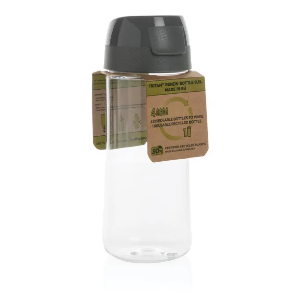  Tritan™ Renew bottle 0,5L Made In EU - XD Collection Grey Transparent