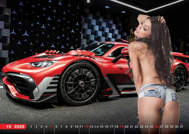  "SPEED GIRLS" color calendar Color