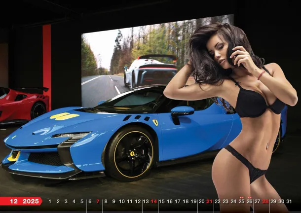  "SPEED GIRLS" color calendar Color