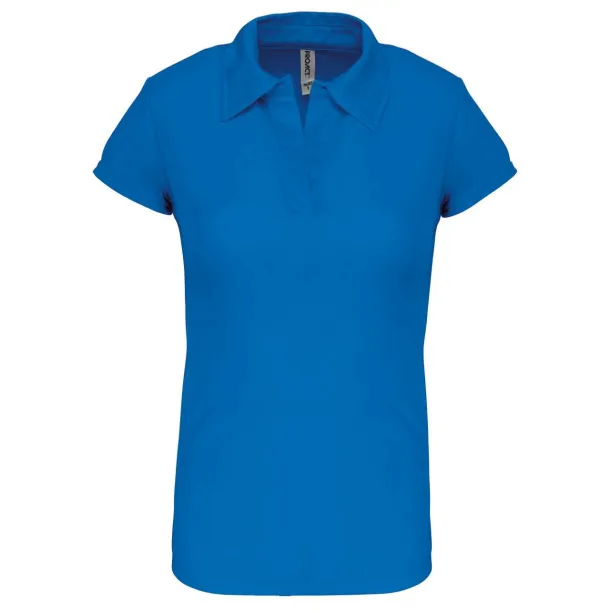  LADIES' SHORT-SLEEVED POLO SHIRT - Proact Aqua Blue