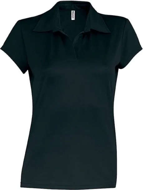  Ženska polo majica kratkih rukava, 145 g/m2 - Proact Crna
